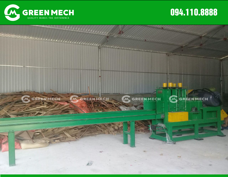 Máy nghiền gỗ 300SM được GREEN MECH lắp đặt tại Hà Tĩnh