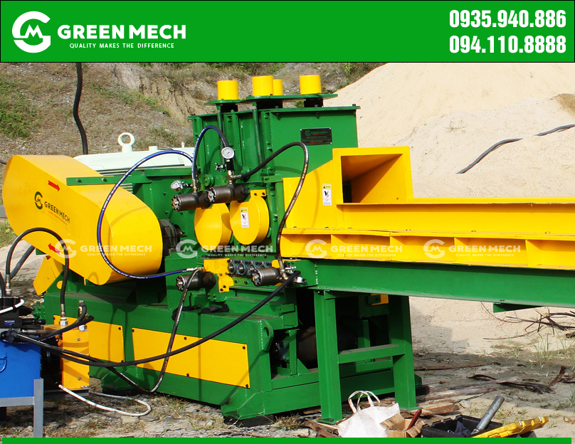 Máy nghiền gỗ có kết cấu chắc chắn