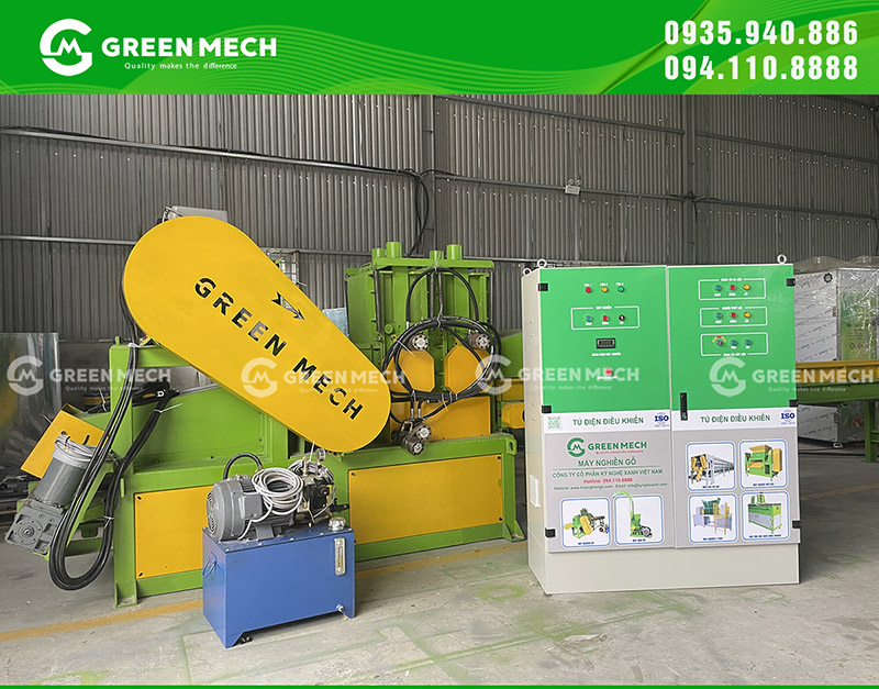 Máy nghiền gỗ thành mùn cưa GREEN MECH chất lượng cao