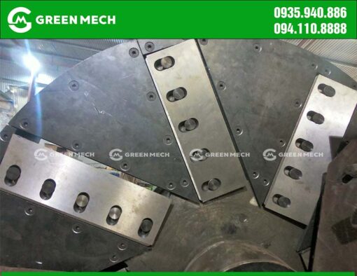 Mâm và dao băm máy băm gỗ GREEN MECH